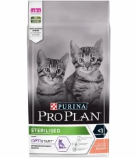 Pro Plan Sterilised Kitten сухой корм для стерилизованных котят с лососем 10 кг.